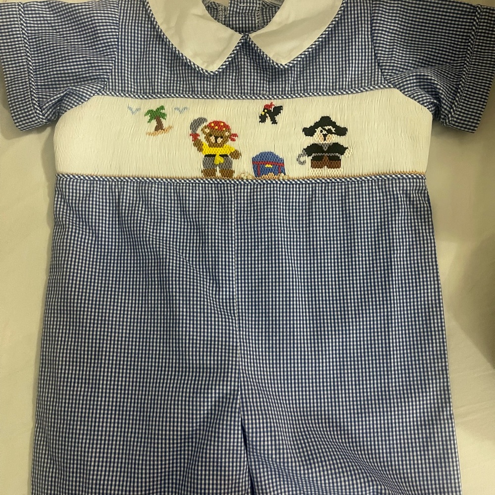 COPY - Smocked shortalls